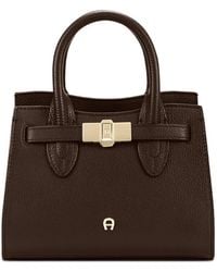 Aigner - Petit Cabas Farah En Cuir - Lyst