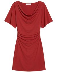 Reformation - Nina Ruched Knit Mini Dress - Lyst