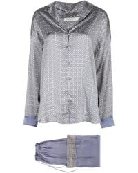 Free People - Patterned Drawstring Pajama Set - Lyst