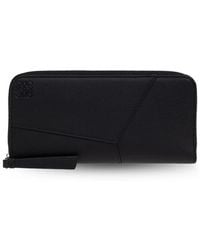 Loewe - Puzzle Leather Wallet - Lyst