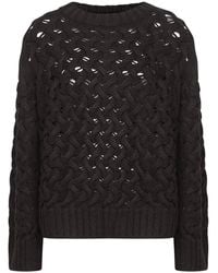 P.A.R.O.S.H. - Pullover mit Zopfmuster - Lyst