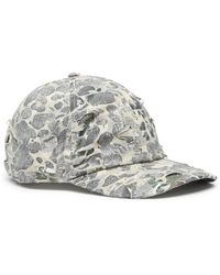 DIESEL - Camo-Basecap Im Destroyed-Finish - Lyst