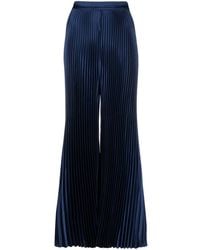 L'idée - Bisous Pleated Palazzo Trousers - Lyst