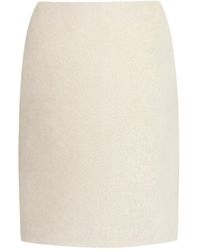12 STOREEZ - Silk Pencil Midi Skirt - Lyst