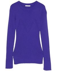 Patrizia Pepe - Ribbed-Knit Slim-Fit Knit - Lyst