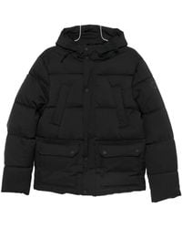SERGIO MORETTI FIRENZE - Hooded Padded Jacket - Lyst
