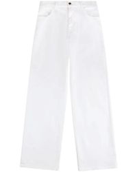 Fay - Five-Pocket-Jeans Mit Logo-Patch - Lyst