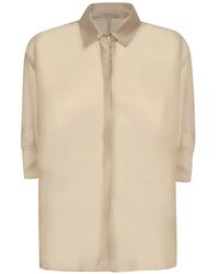 Blanca Vita - Chemise À Boutonnière - Lyst