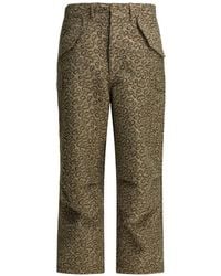 Beams Plus - Cargo Animal-Print Trousers - Lyst