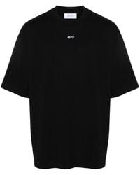 Off-White c/o Virgil Abloh - T-shirt Met Geborduurde Pijlen - Lyst
