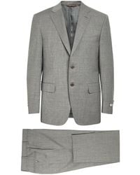 Canali - Wollen Pak Met Enkele Rij Knopen - Lyst