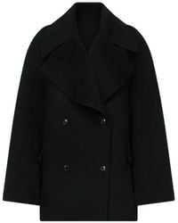 Loulou de Saison - Double-Breasted Notch-Lapel Coat - Lyst