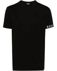 DSquared² - Camiseta con ribete del logo - Lyst