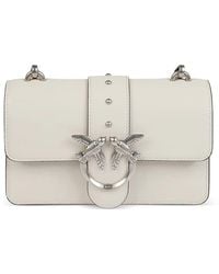 Pinko - Love Bag One Stud Detail Bird Leather Shoulder Bag - Lyst
