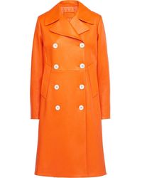 Prada コート レディース Lyst Jp Net