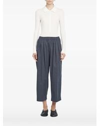 Maria McManus - Long-Sleeve Button Polo Top - Lyst