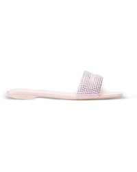 Alexander Wang - Vy Crystal-Embellished Slides - Lyst