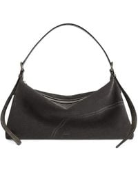Atp Atelier - Castellare Lizard-Effect Suede Shoulder Bag - Lyst
