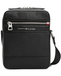 Tommy Hilfiger - レザー ショルダーバッグ - Lyst