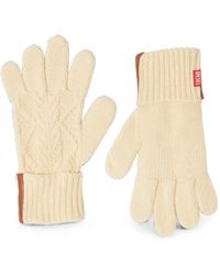 DIESEL - Knitted Gloves - Lyst