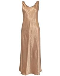 Max Mara - Satin-Finish Sleeveless Midi Dress - Lyst