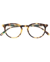 Garrett Leight - Carlton Brille Mit Rundem Gestell - Lyst