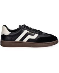 GANT - Cuzmo Logo-Print Panelled Sneakers - Lyst