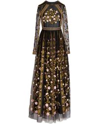 Giambattista Valli - Besticktes Maxikleid aus Tuell - Lyst