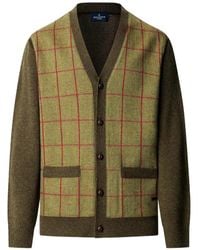 Hackett - V-Neck Cardigan - Lyst