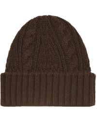 Bompard - Cable-Knit Cashmere Beanie Hat - Lyst