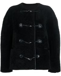 TOTEME - Teddy Shearling Jacket - Lyst