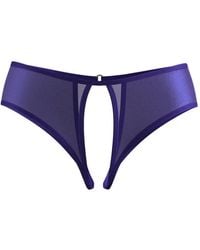Scandale - Culotte Show Me More À Fini Métallisé - Lyst