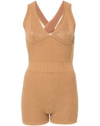 Max Mara - Abavo Knitted Playsuit - Lyst