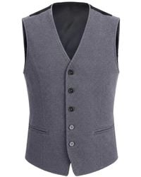 CoSTUME NATIONAL - V-Neck Button-Up Waistcoat - Lyst