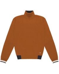 Manuel Ritz - Turtleneck Ribbed-Hem Sweater - Lyst