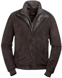 Moorer - Janos-Ur Suede Layered-Effect Jacket - Lyst
