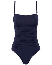 Bondi Born - Raya Gathered Swimsuit - Lyst