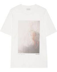 Anine Bing - T-shirt Lili in cotone biologico - Lyst