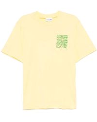 Lacoste - T-Shirt aus Baumwolljersey - Lyst