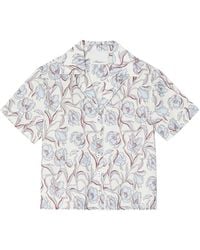 3.1 Phillip Lim - Floral Buttoned Shirt - Lyst