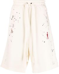 A_COLD_WALL* - Studio Paint-splatter Cotton Track Shorts - Lyst