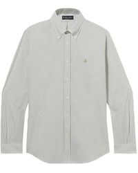 Brooks Brothers - Logo-Embroidered Button-Down Shirt - Lyst