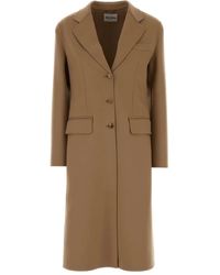 Miu Miu - Single-Breasted Double Cashmere Coat - Lyst