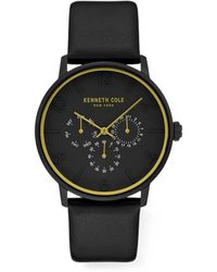 Kenneth Cole - Montre New York Mm En Cuir - Lyst