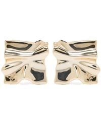 Patrizia Pepe - Crinkled Earrings - Lyst