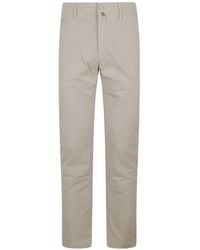 Jacob Cohen - Logo-Patch Trousers - Lyst