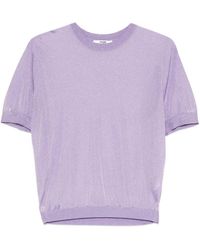 Maje - Short-Sleeve Metallic-Thread T-Shirt (Set Of Two) - Lyst