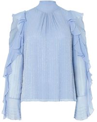 Temperley London - Bluse Mit Rüschenärmeln - Lyst