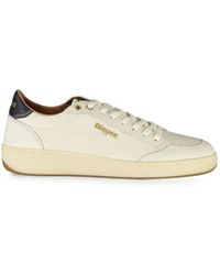 Blauer - Perforated-Detail Sneakers - Lyst