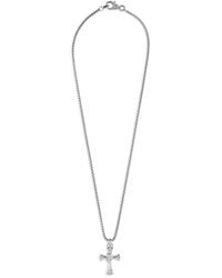 Philipp Plein - Plein Valentine Cross-Pendant Chain Necklace - Lyst